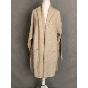 Sam and Jess Cardigan Women's Size Large Longline Open Front NEW